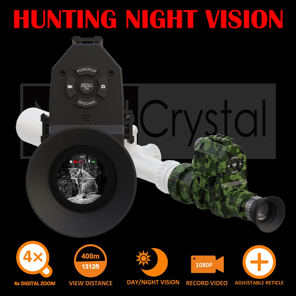 Clip On Rifle Scope Infrared Monocular Attachment Diy Video 