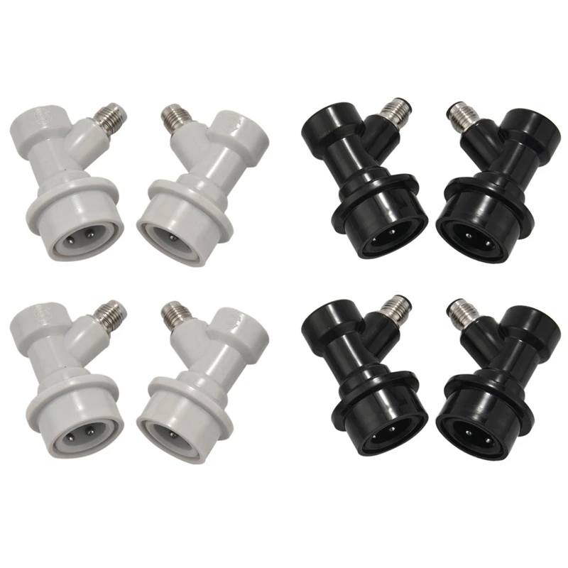 

4 Pairs Homebrew Ball Lock Keg Disconnect Liquid And Gas Barbed Connectors Cornelius Corny Kegerator Beer
