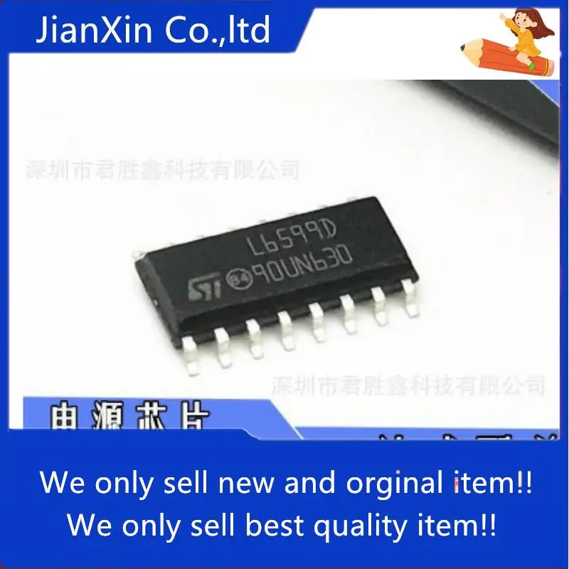 

10pcs 100% orginal new L6599D L6599DR L6599AD SOP-16 L6599ADTR Driver