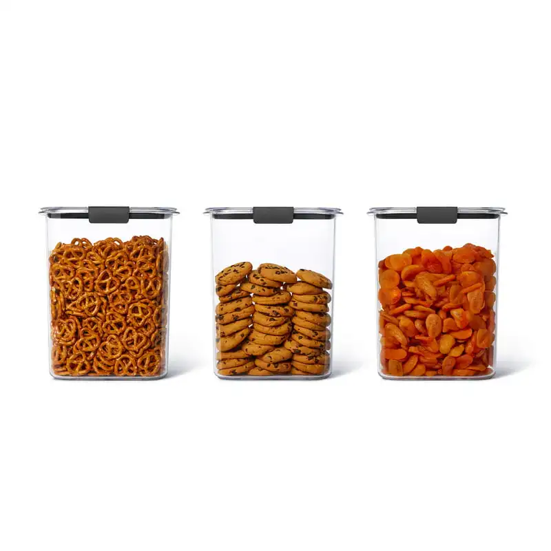 

Tritan Pantry Storage Set of 3 with Airtight Lids