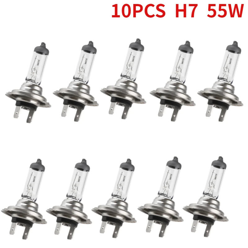

10PC 55w 12v H7 Fog Halogen Bulb Car Halogen Bulb Super Xenon Light Source Fog Lamp Headlights Bulbs 4300k Car Styling Araba Far