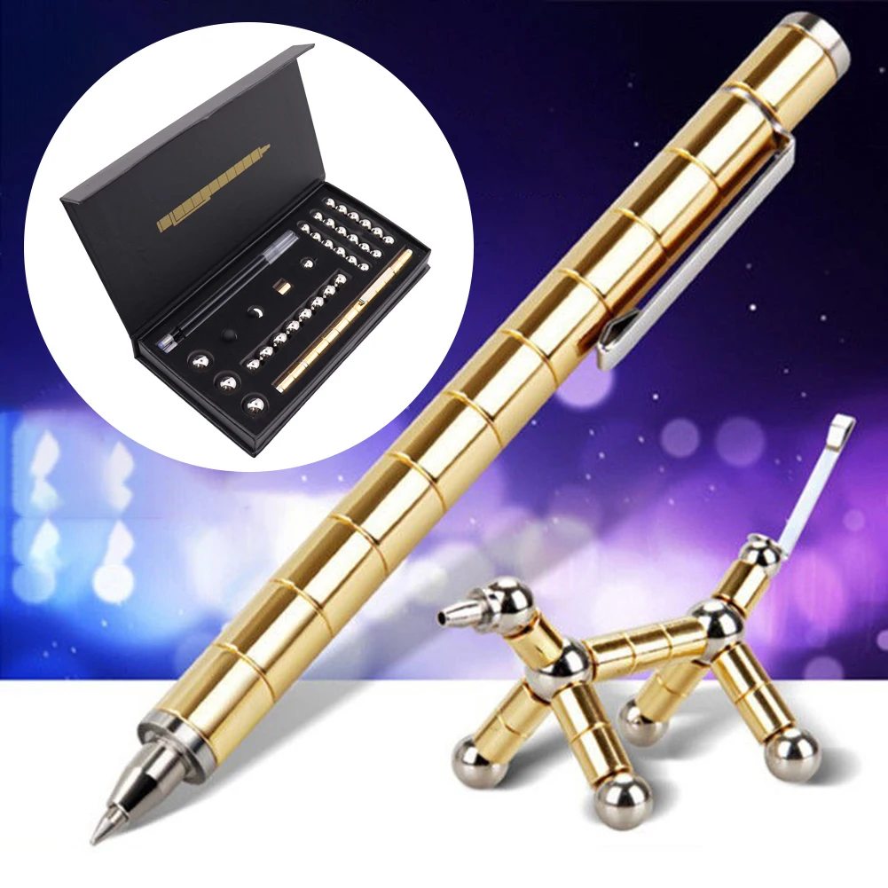 

Магнитная ручка, магнитная полярная ручка, креативный Забавный металлический магнит, модульная игрушка с чернилами, антистресс, антистресс...