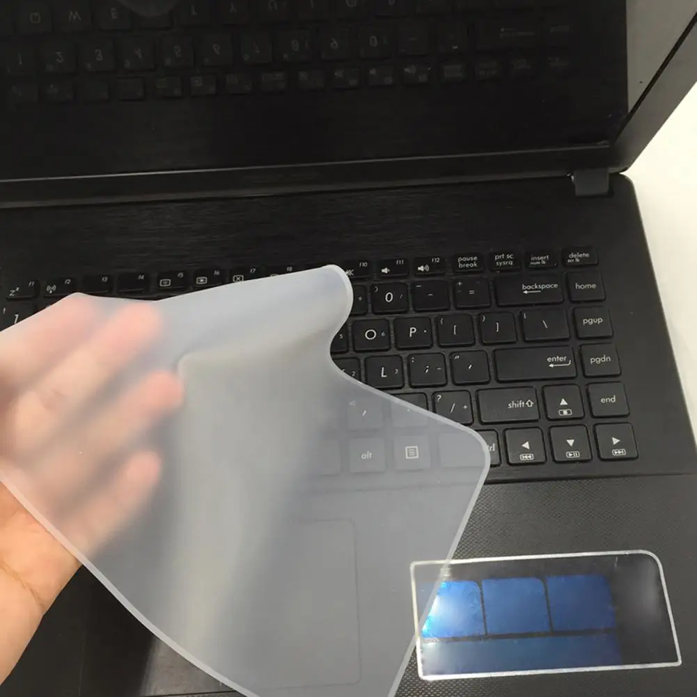 

Keyboard Cover Ultra-thin Good Feeling Silicone Universal Keyboard Film for Laptop