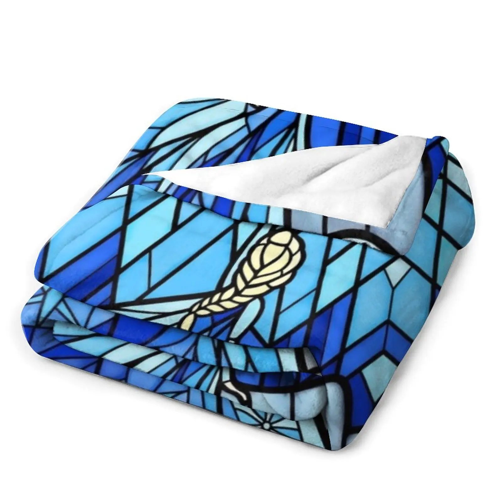 Одеяло для окон Холодное сердце фракталы в витраже тонкая кровать модные