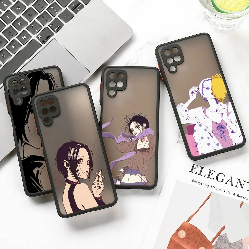 

NaNa Osaki Coque For Samsung A50 A30S A20 A70 A7 Cover Galaxy Note 20 Ultra 10 M30s M21 M32 M51 Matte Clear Case Anime nana Girl