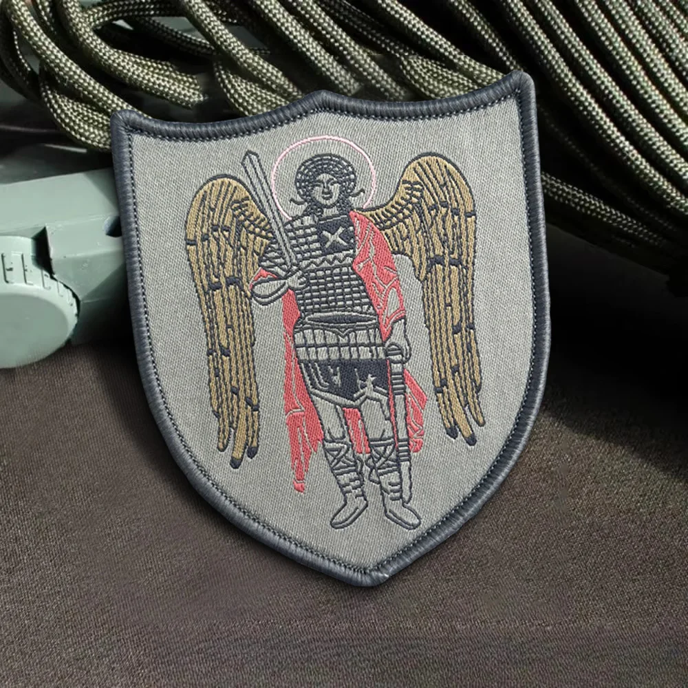 Тактические нашивки St. Michael Archangel, нашивка на липучке оператора, шеврон, военный значок, повязка на руку, декоративные наклейки для рюкзака (art.: 3920d4094fc8a) - 3920d4094fc8a