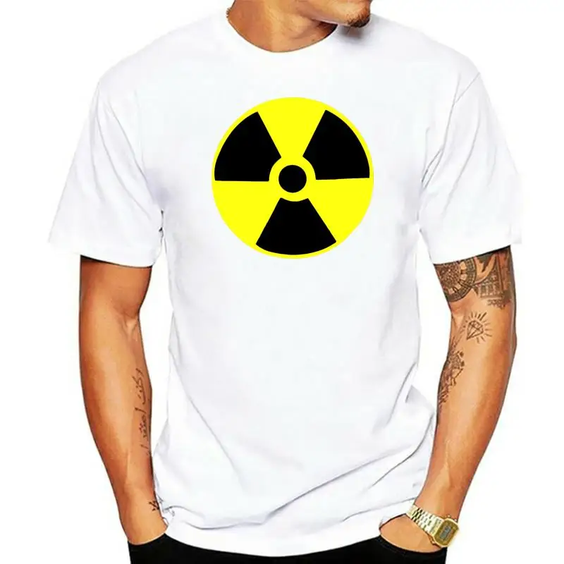 

Nuclear Radiation Warning T-shirt O-neck Fashion Casual High Quality Print T Shirt