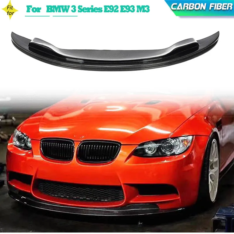 Автомобильный передний бампер из углеродного волокна спойлер для BMW 3 серии E92 E93 M3