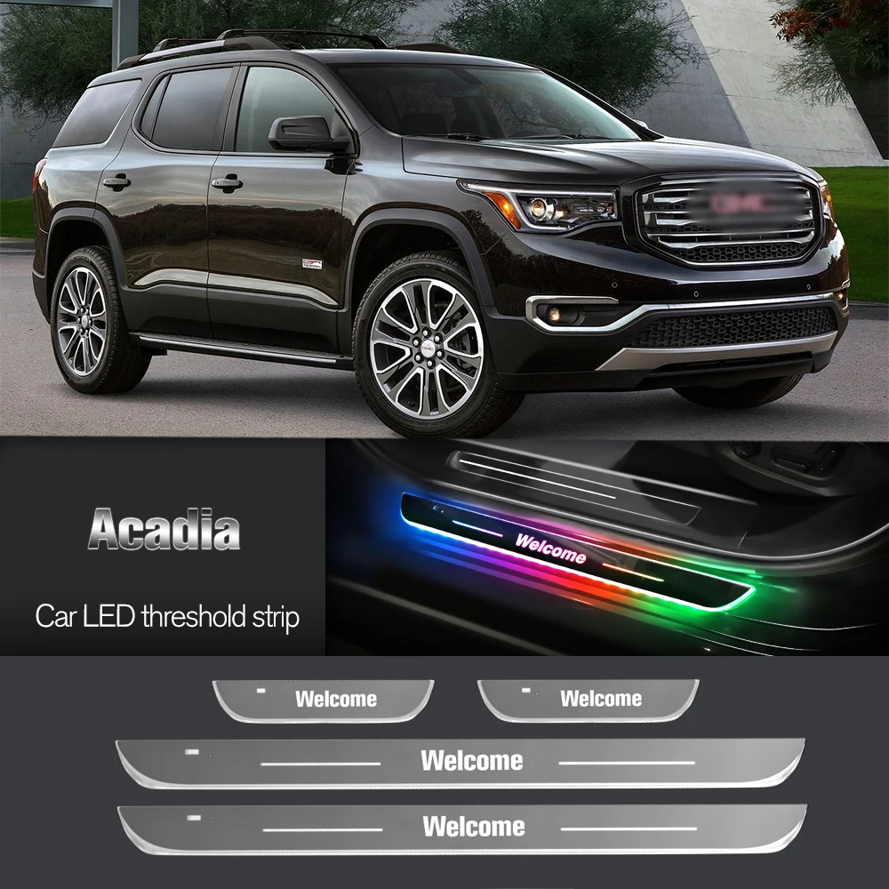 Автомобильный порог для GMC Acadia 2007-2020 2009 2011 2018 2019 индивидуальный логотип