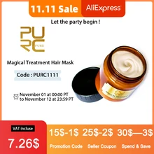 PURC Magical Treatment Hair Mask Nutrition Infusing Masque for 5 Seconds Repairs Hair Damage Restore Soft Hair Care
