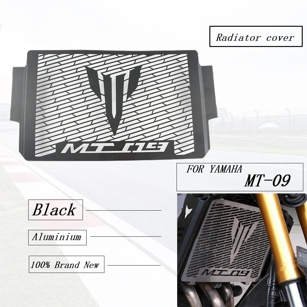 

For YAMAHA MT-09 2021 2022 MT09 FZ09 Motorcycle Radiator Protective Cover Cooler Guard Aluminum Black FZ-09 MT-09 SP 2021 2022
