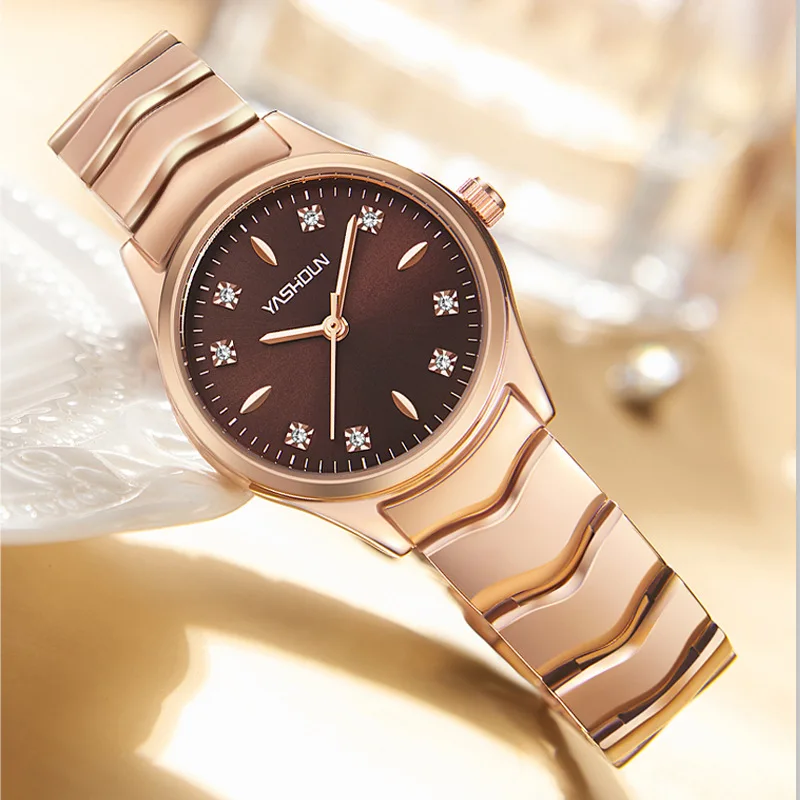 New hot selling women's watch temperament classic quartz watch student female watch trend steel belt watch wholesale