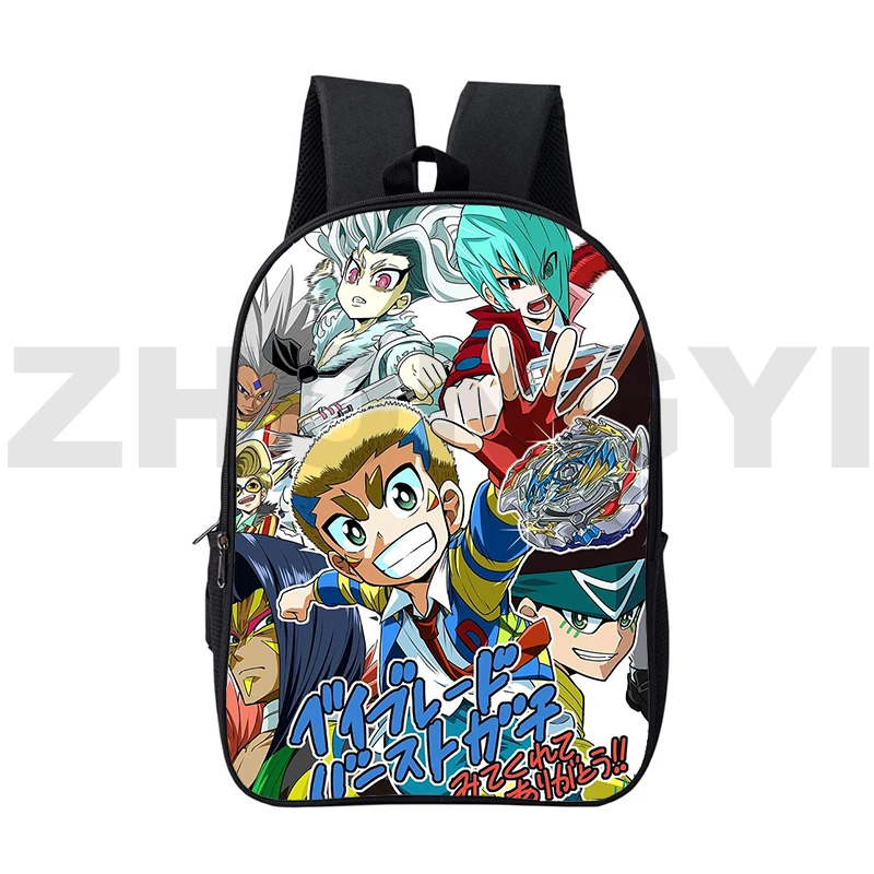 Классический мультяшный рюкзак Beyblade Burst 16-дюймовый мужской для ноутбука 3D