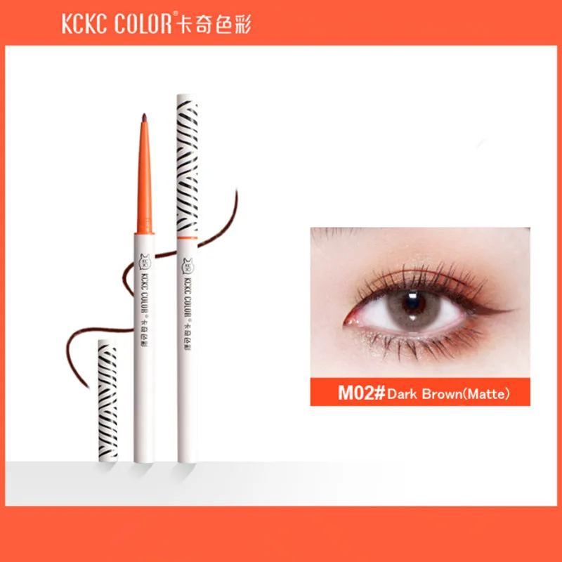

KCKC COLOR Eyeliner White Waterproof Ultra-slim 1.7mm Gel Pencil Soft Long Lasting High Pigmented Eyeliner