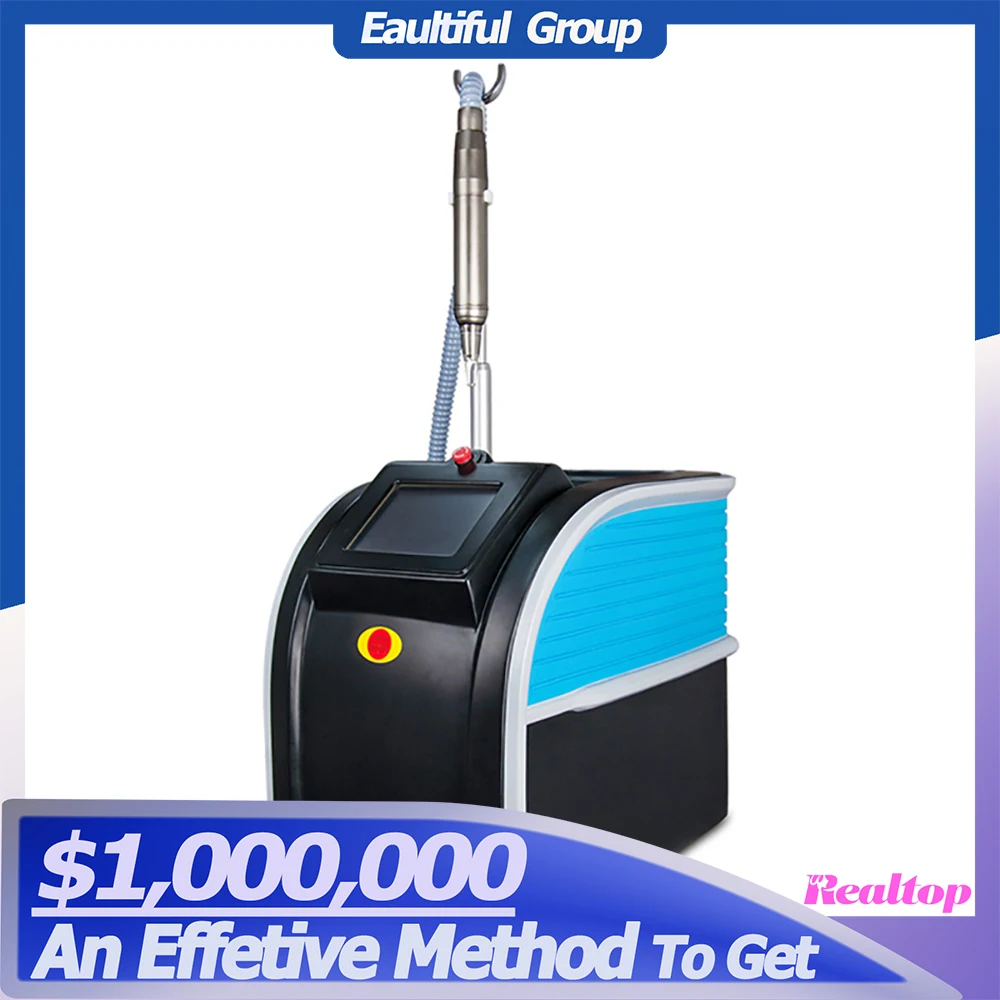 

Picosecond Laser Machine 1064/532/1320nm Fast Tattoo Removal Pigmentation and Carbon Peeling Skin Rejuvenation Beauty Equipment