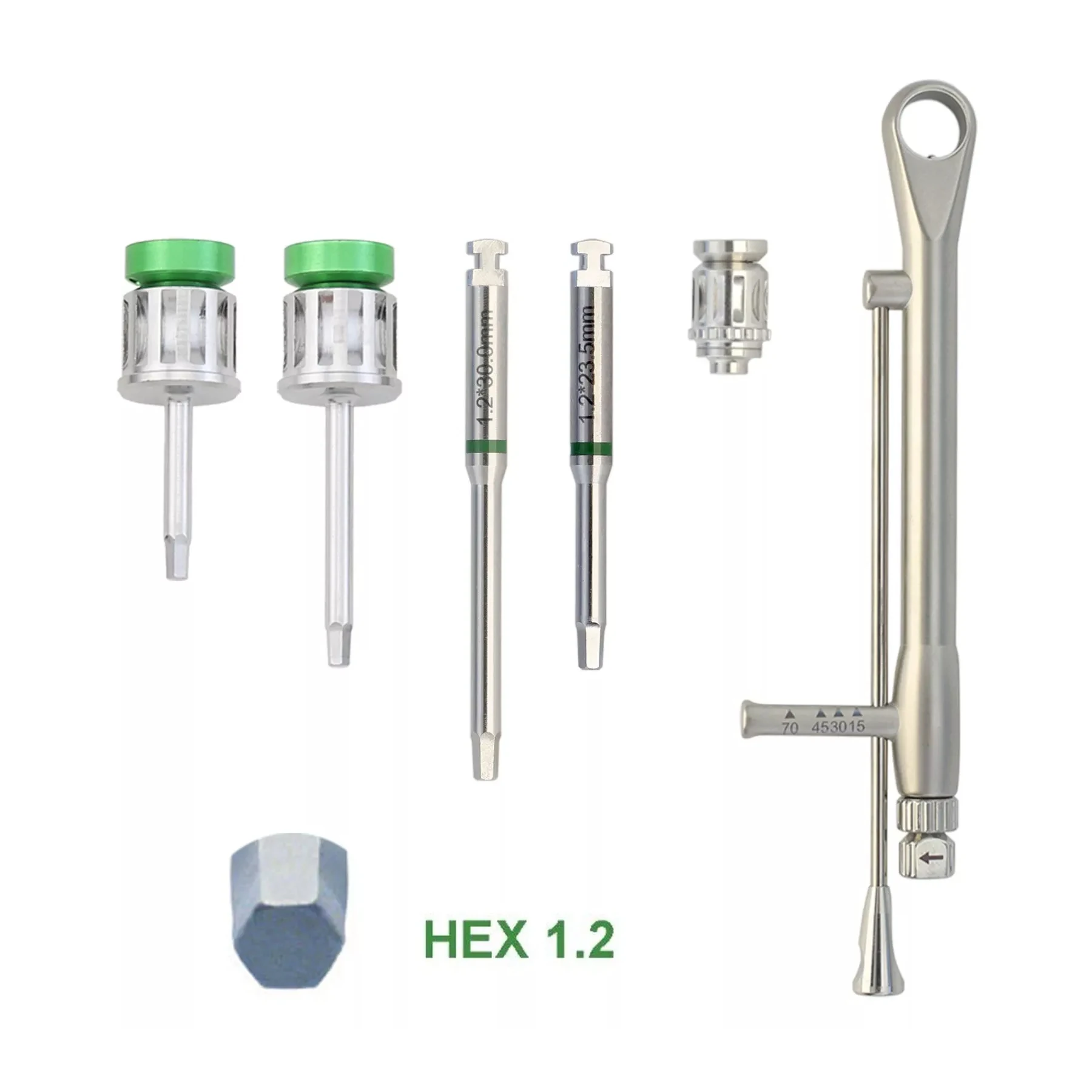 Отвертка для имплантатов Шестигранная 1 2 Драйвер Адаптер стоматологического