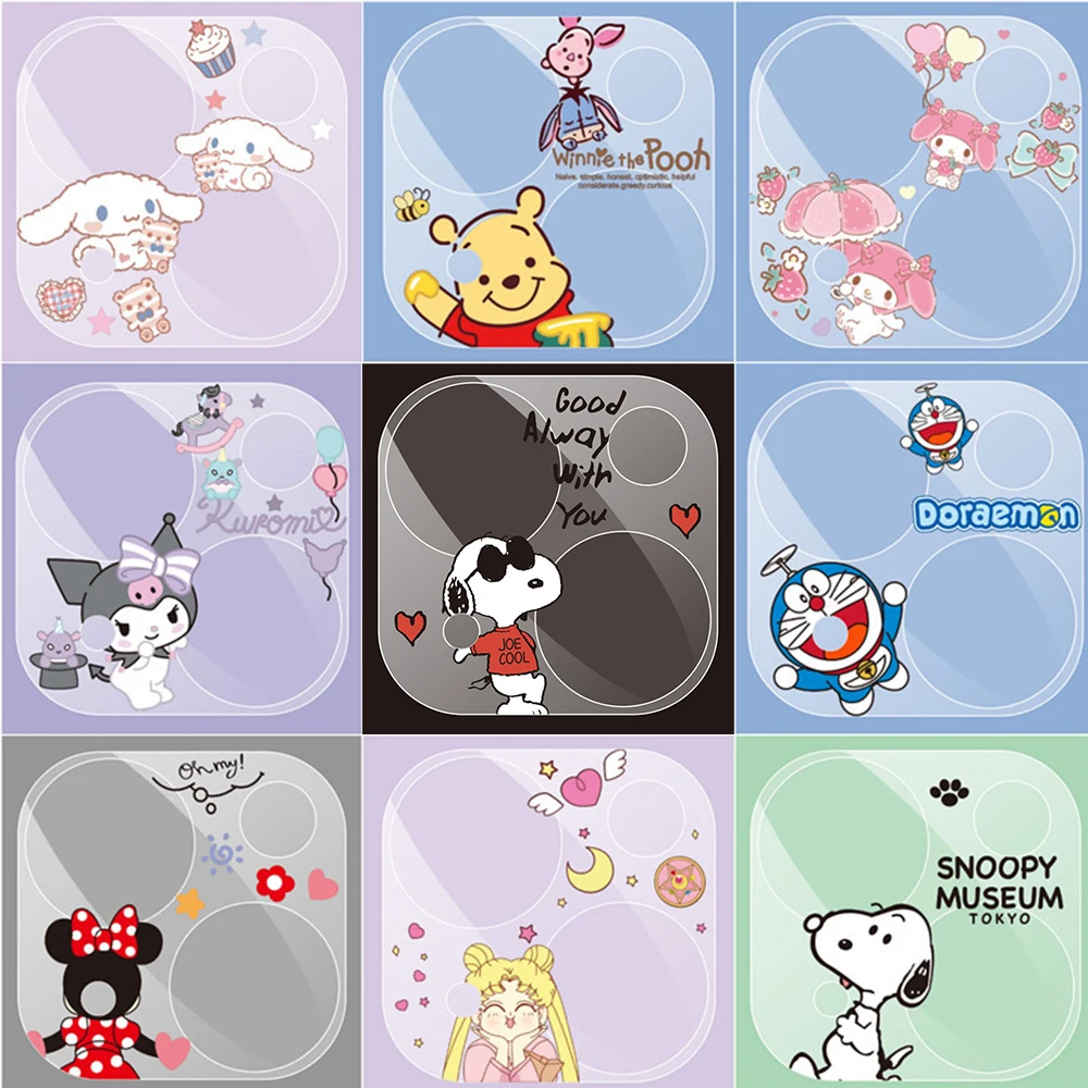 Прозрачная пленка из закаленного стекла с аниме-рисунком для Iphone кавайная