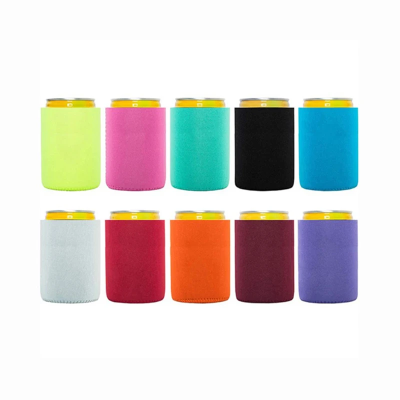 

6Pcs Beer Can Cooler/ Sleeves Soft Insulated Reusable Holder Water Soda Bottle