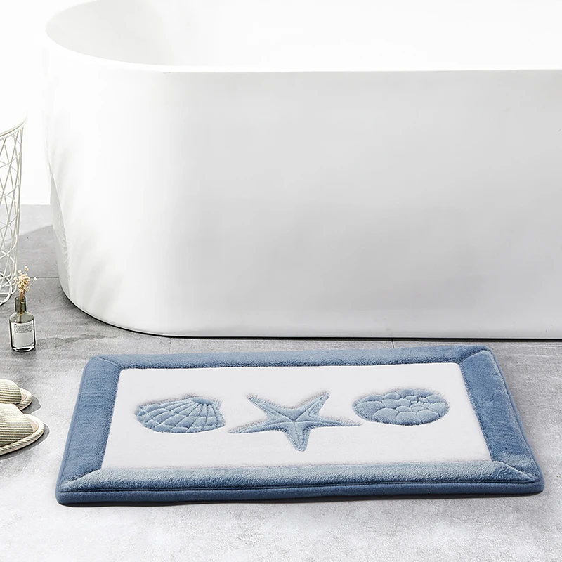 

Drymax Latest Memory Foam Bath Mat Super Absorbent Quick Dry Floral Pattern Fashionable Accent Rug Classic Tapis For Bedroom2022