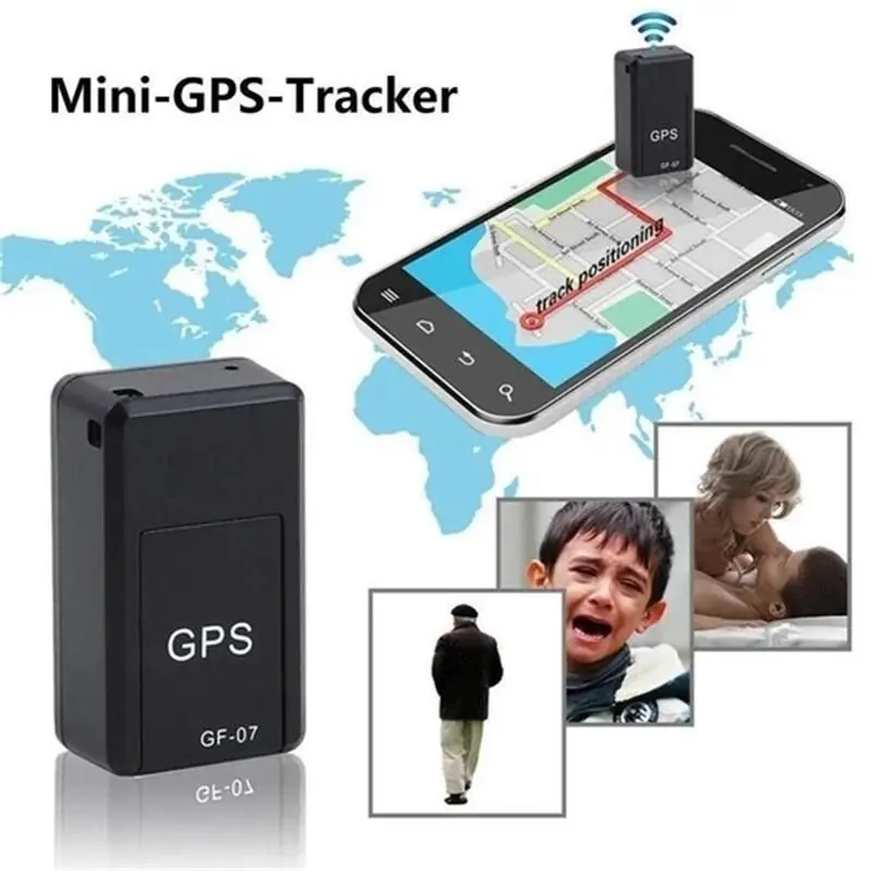 

GF07 Car GPS Tracker Mini Miniature Intelligent Locator Real Time Tracking Device Anti-Theft Recording Magnetic Vehicle Locator