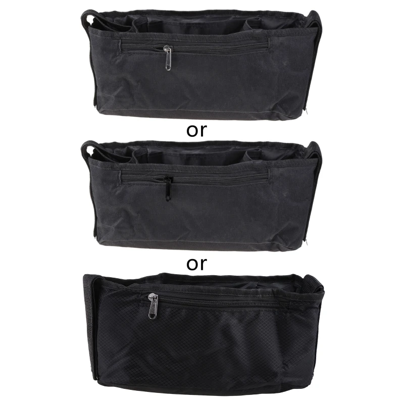 

Pram Stroller Drink Parent Tray Organizer Double Cup Holder Console Phone Jogger