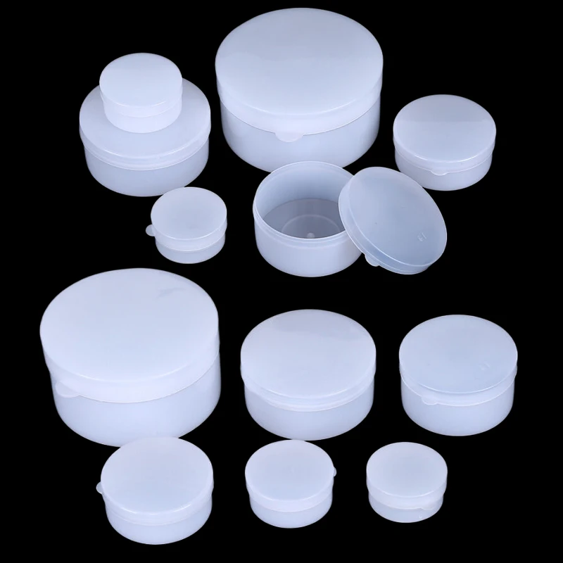 Пустые фотообои для губ белая пластиковая фотоемкость 100 г многоразовый дорожный