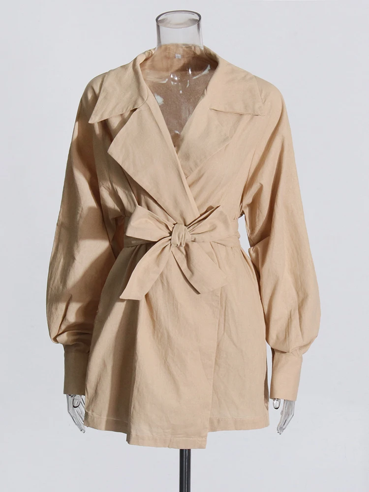 TWOTWINSTYLE однотонный комплект из двух предметов для женщин минималистичное пальто