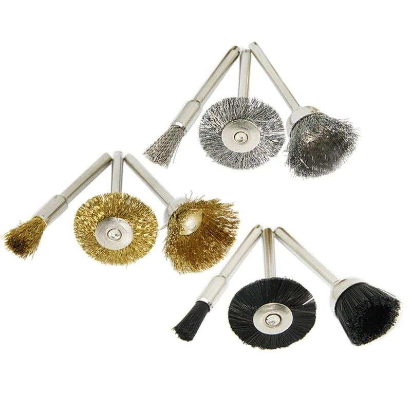 

9 шт., полировальные колеса для мини-дрели, 3,2 мм, 1/8 дюйма