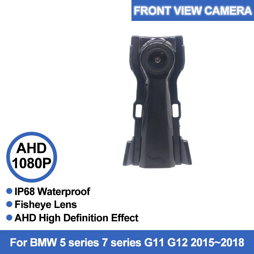 Автомобильный вид спереди с логотипом встроенная камера для BMW 5 серии 7 G11 G12 2015 ~