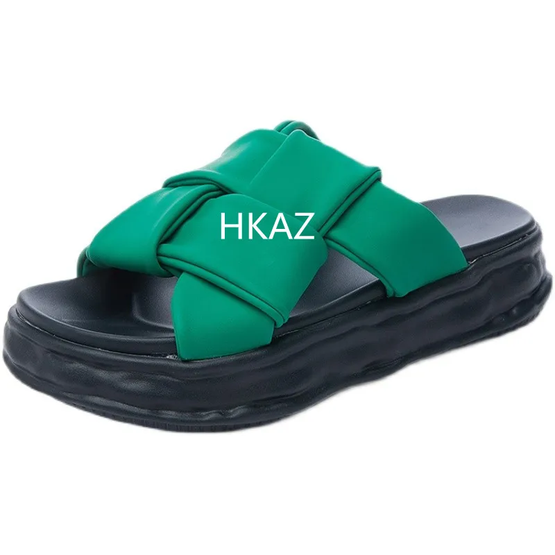 

Women's Slippers Wear-resistant Non-slip Fashion Breathable Beach Outdoor Comfortable Casual Platform Shoes Summer Main Push
