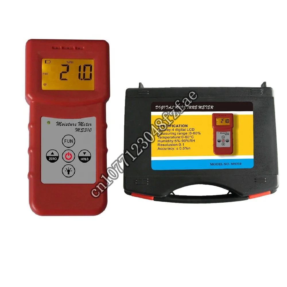 

MS310 Digital Inductive Moisture Meter Wood,Timber,Paper,Bamboo