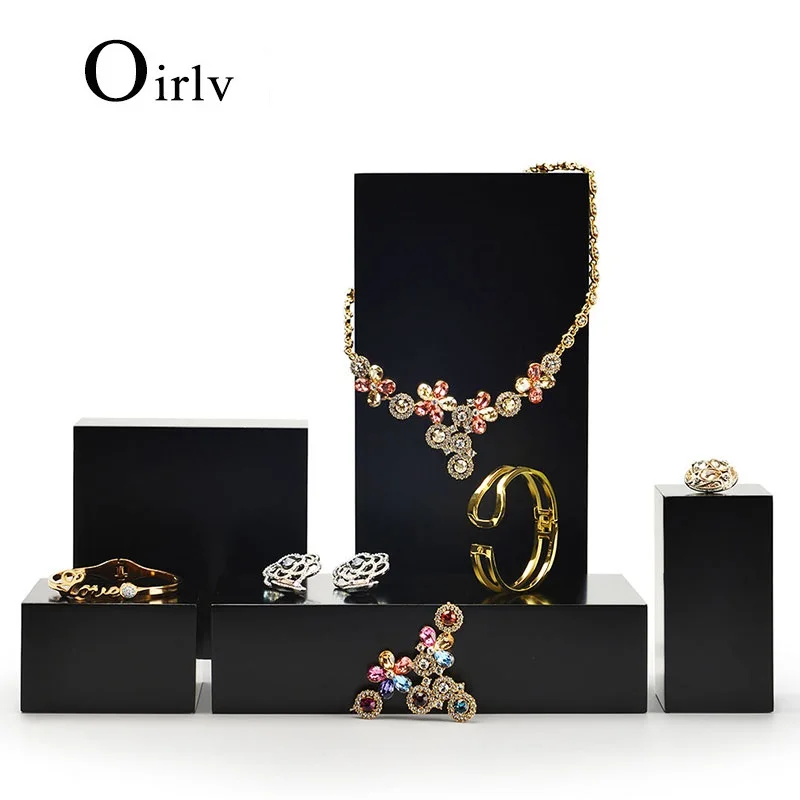 

Oirlv Solid Wood Jewelry Stand For Ring Earrings Bracelet Necklace Display Stand Jewelry Organizer Jewelry Holder