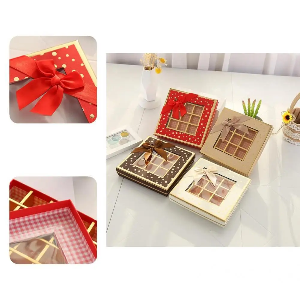 

Candy Box Large Capacity 4 Colors Chocolate Favor Storage Box Party Supplies Candy Packaging Box Chocolate Display Box