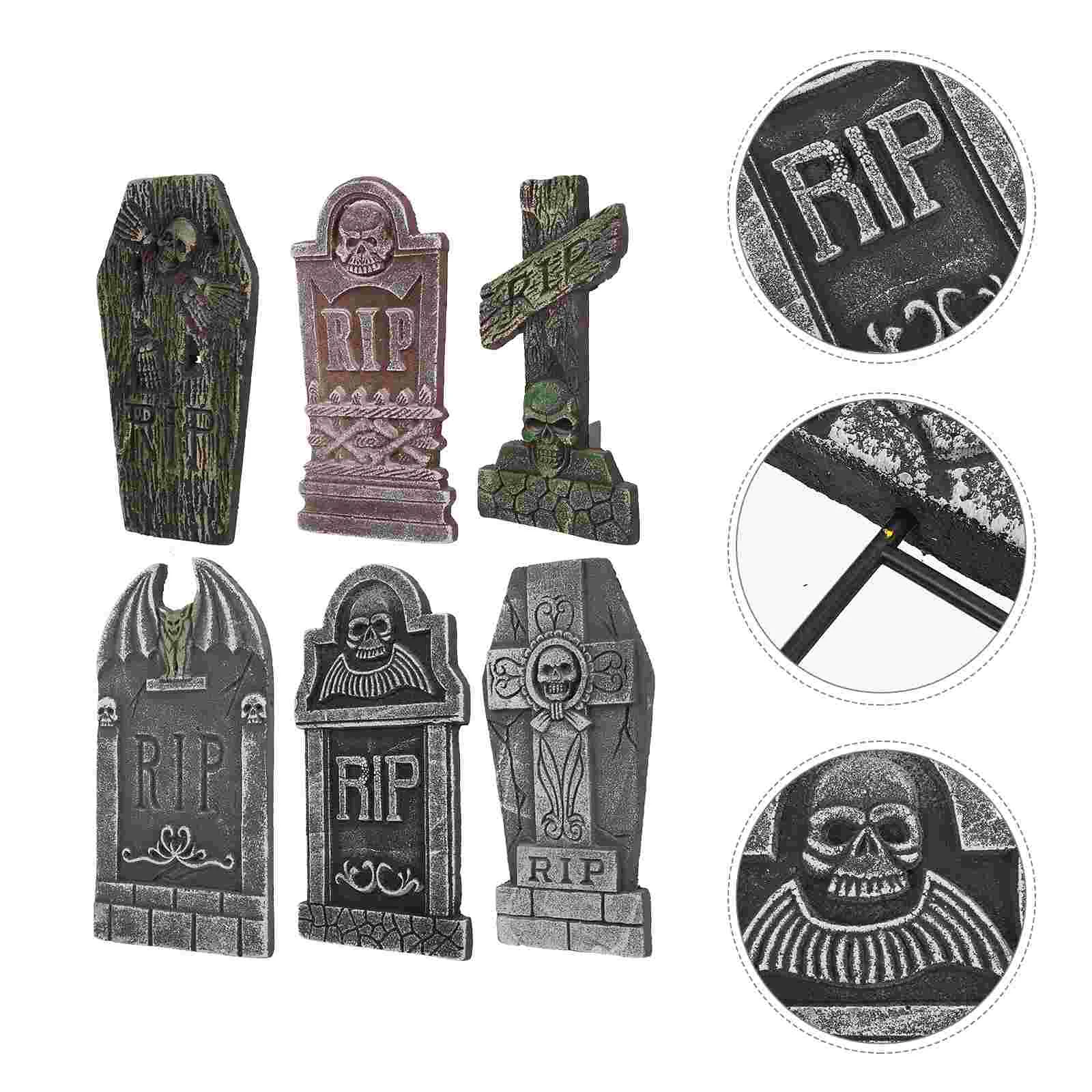 

Party Supplies Prank Prop Halloween Tombstone Decoration Yard Tombstones Props Ornaments
