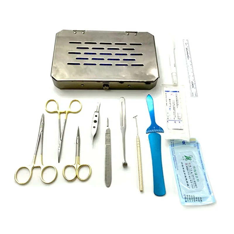 Набор инструментов для офтальмологической двойной хирургии век 12 шт. набор