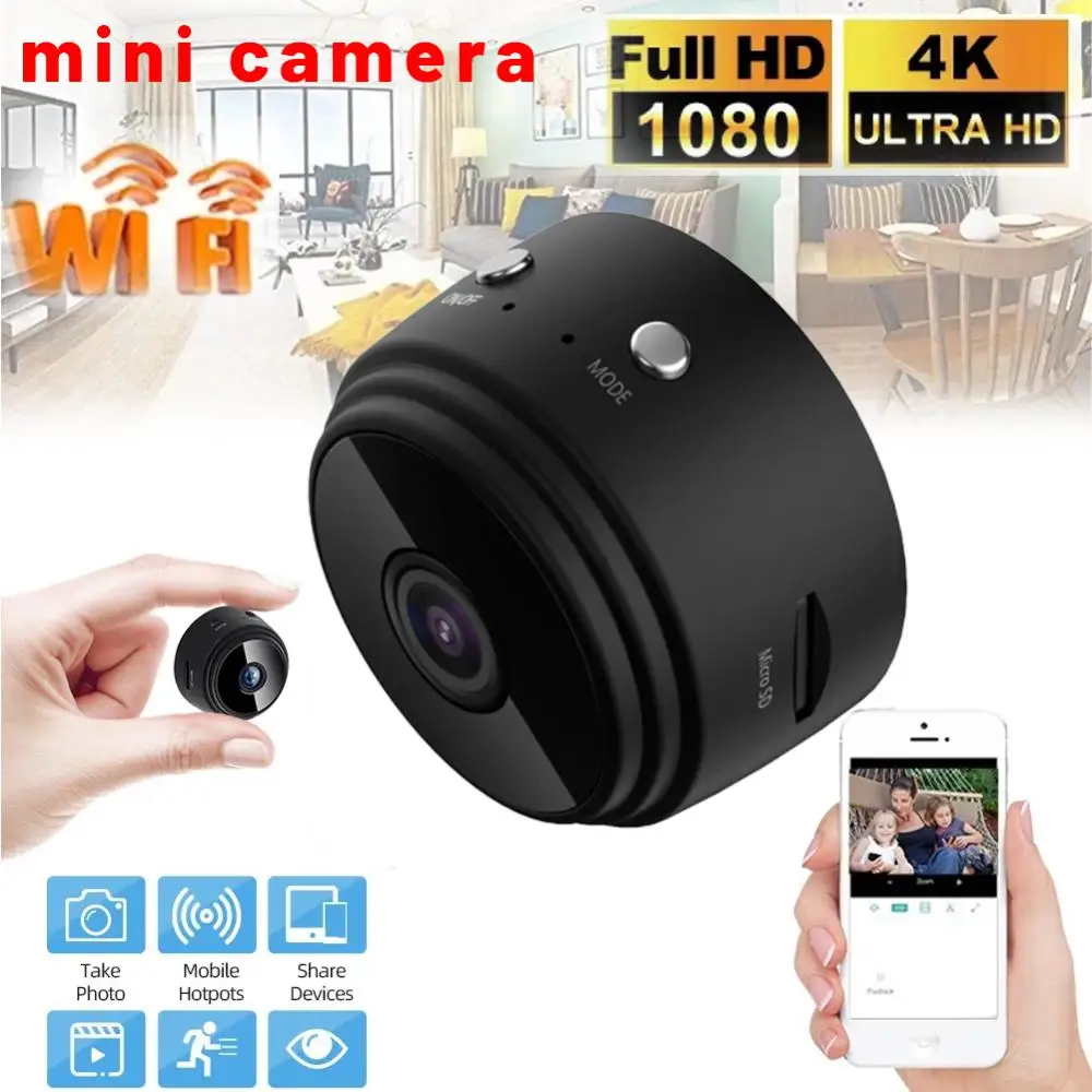 

Мини-камера A9 с поддержкой Wi-Fi, 1080P