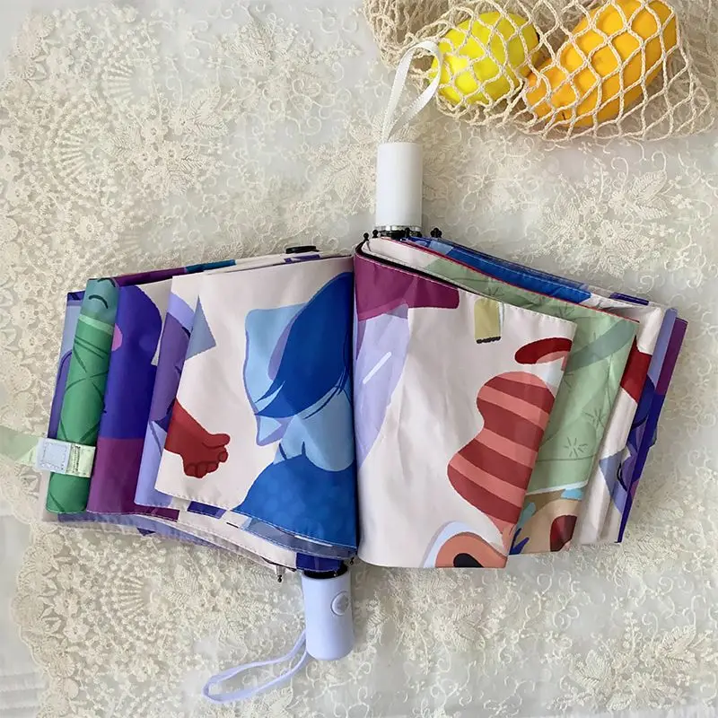 Милый полностью автоматический/ручной зонт для улицы Зонт от дождя или блеска