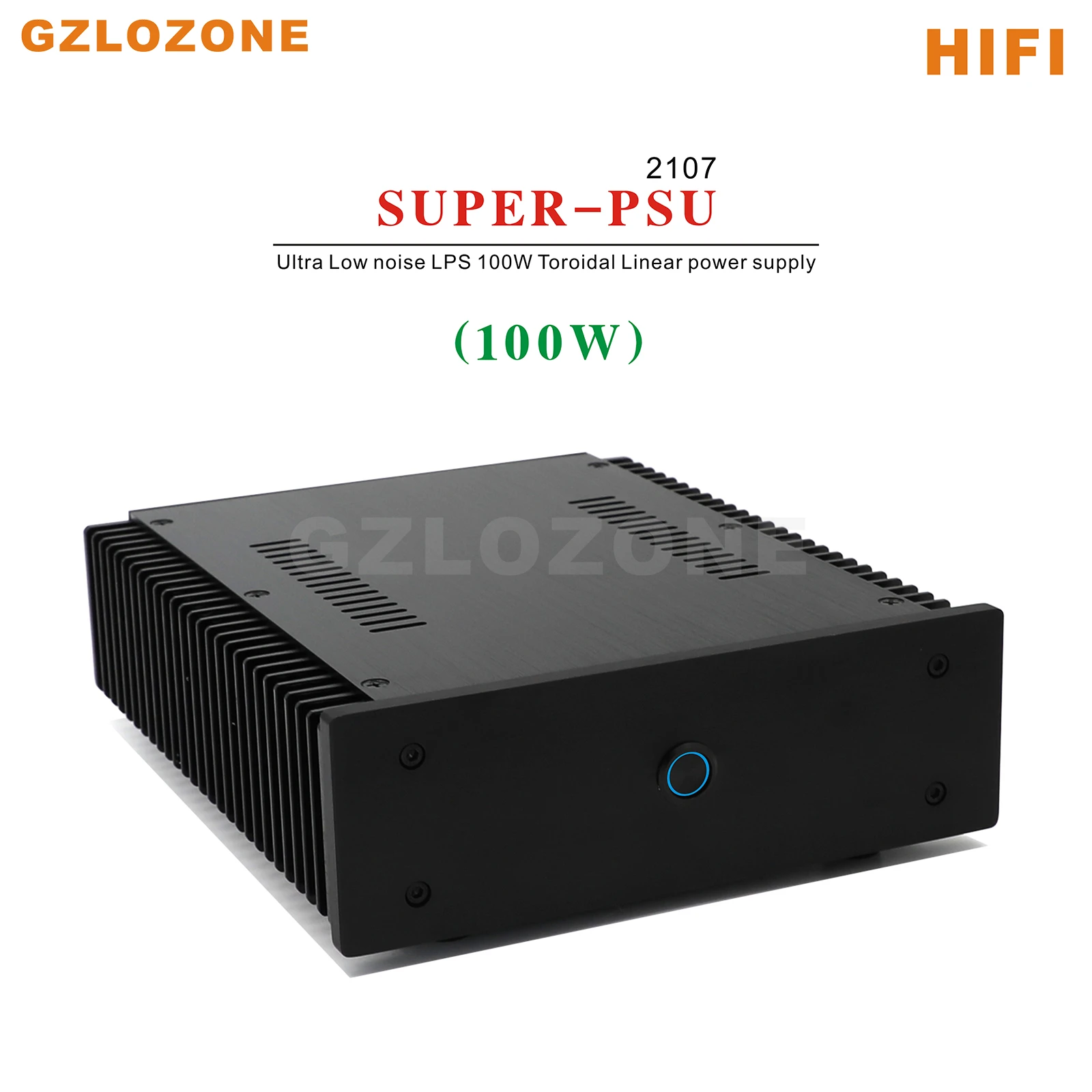 

HIFI 2107 SUPER-PSU Ultra Low Noise Linear Power Supply 100W LPS DC5V/9V/12V/15V/18V/19V/24V Optional