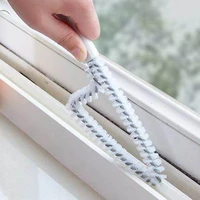 household window cleaning brush sliding door track brushes gap cleaning tool stiff bristles brush gap cleaner with handle