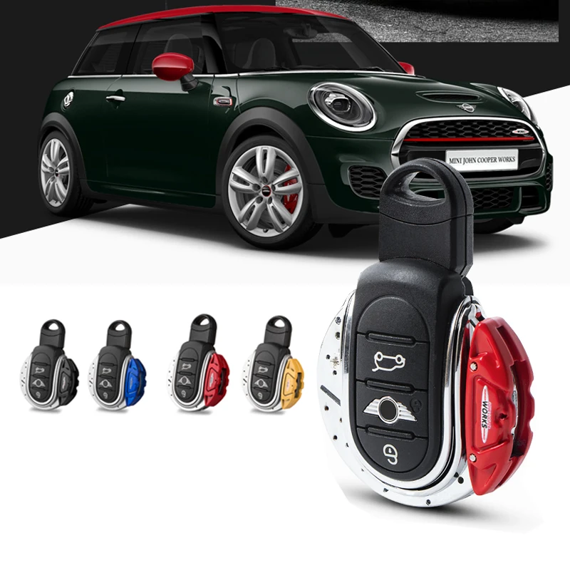 IJDM JCW автомобильный чехол для ключей mini cooper чехол для ключей брелок для mini cooper F55 F56 F57 F54 F60 jcw пластиковый материал ABS