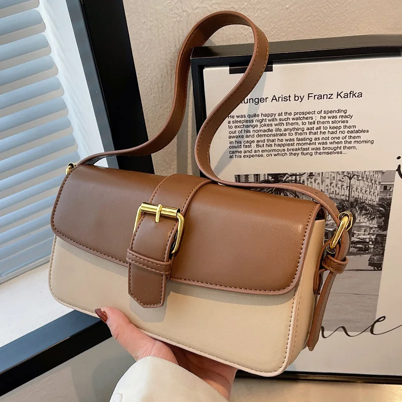 

High-quality Women's Shoulder Bag 2022 New Women's Bag Western Style Spring Retro All-match Messenger Bag Small Square Bag