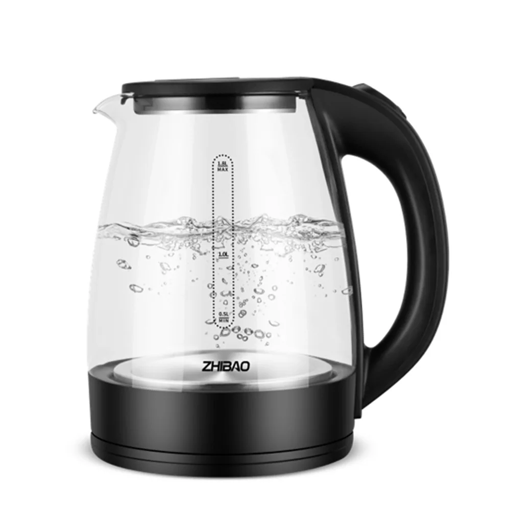 

1500W Travel Electric Kettle Household 1.8L Hot Water Kettle Automatic Power-off V-shaped Cover Perfect Gift for Family