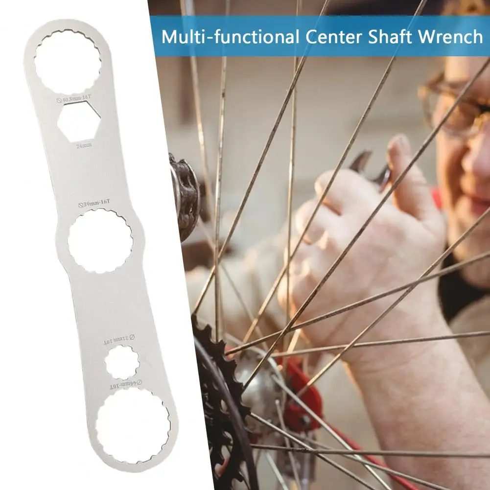 

Велосипедный гаечный ключ с матовой поверхностью, многофункциональный инструмент из нержавеющей стали с легким захватом и хорошей прочностью для удаления велосипеда