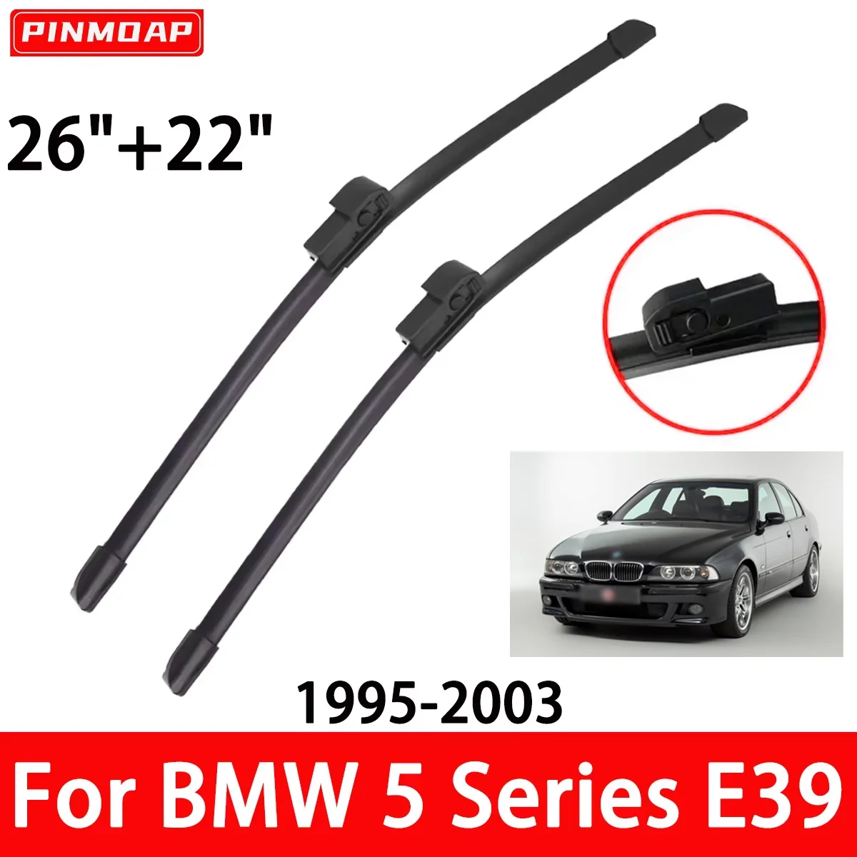 

Щетка стеклоочистителя PINMOAP для BMW 5 серии E39 525i 528i 530i 540i M5 1995-2003, передняя, аксессуары