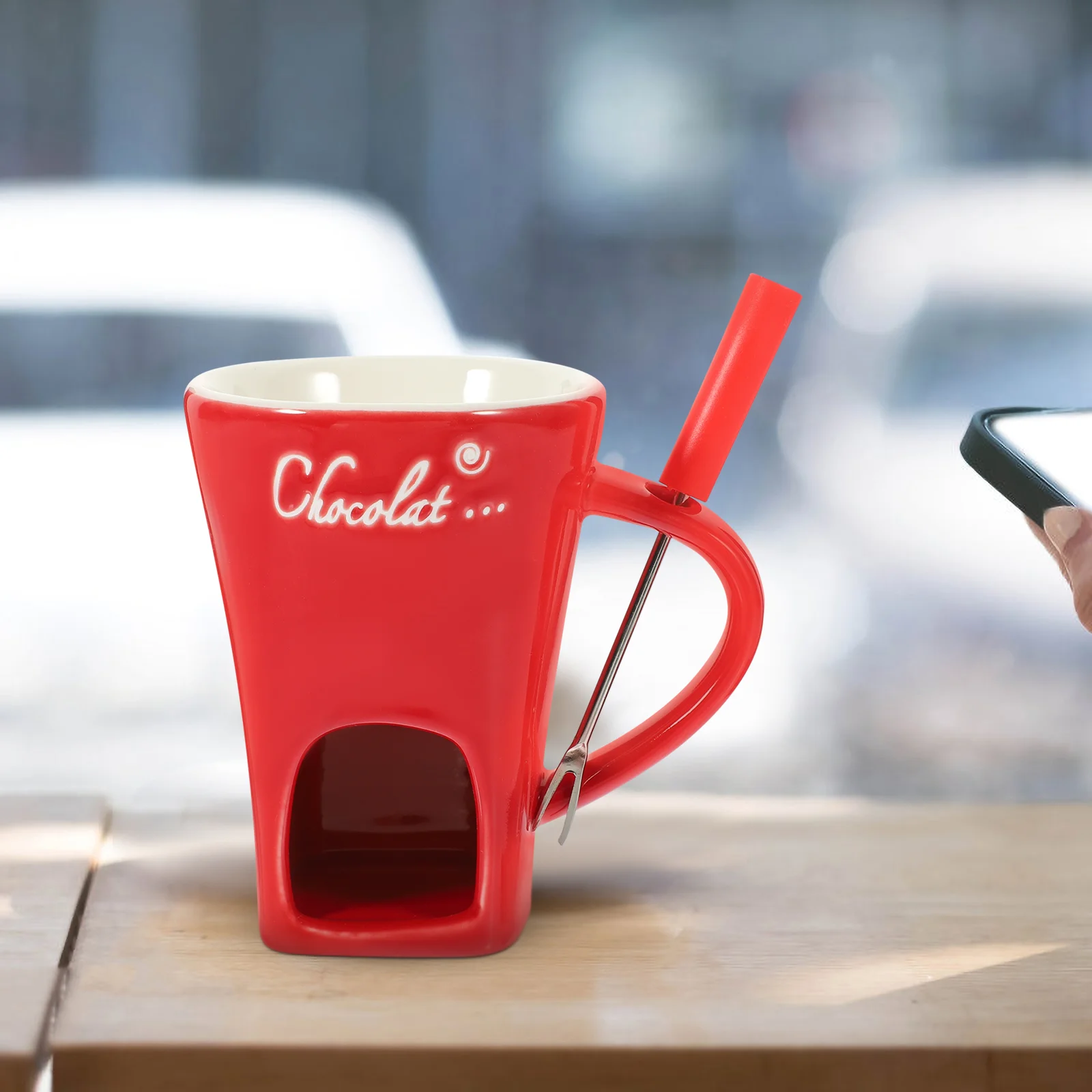 Печь для плавления шоколада нагреватель фондю вилка горшок компактная горячая