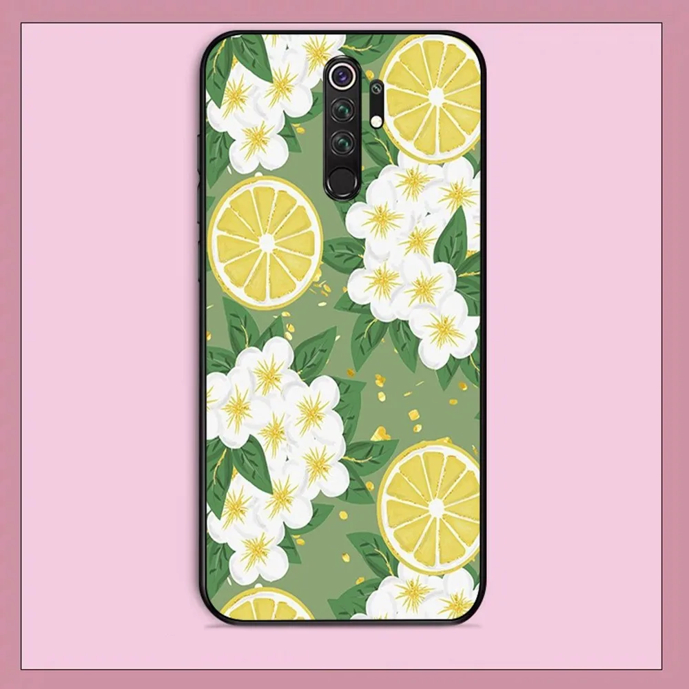 Fruit Lemon Phone Case For Redmi Note 4 X 5 A 6 7 8 T 9 9S 10 11 11S 11Epro Poco M3 pro