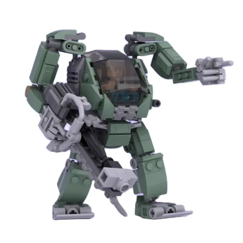 

285 шт., Детский конструктор-фигурка робота AMP Mecha MOC