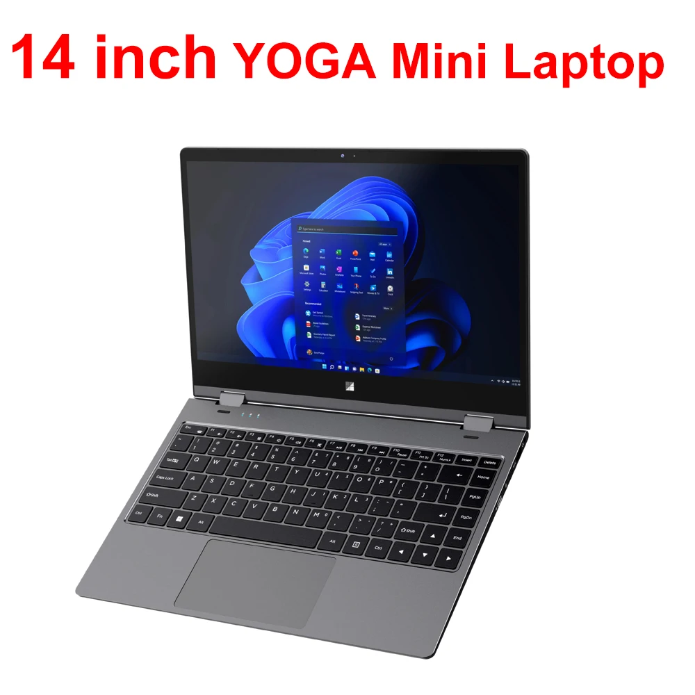 SZBOX 14-дюймовый мини-ноутбук для йоги Intel 12-го поколения N100 16 ...