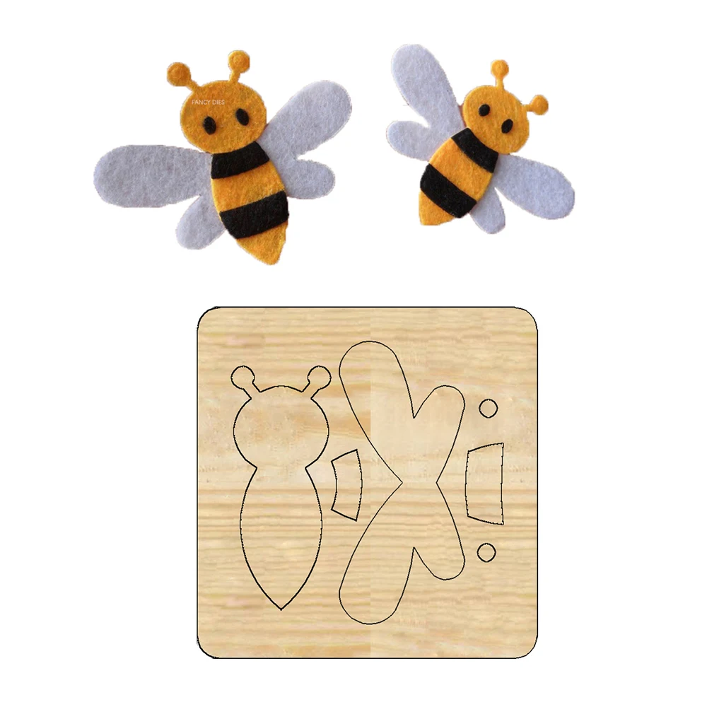 Новый милый деревянный нож для высечки, совместимый с большинством ручных высекальных резцов