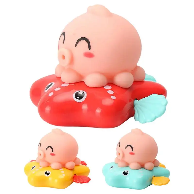 

Bathtub Toys Octopus Wind Up Bath Toys Catching Fishes Game Funny Water Bathtime Play For Kids Cute Tropical Animal Toy For